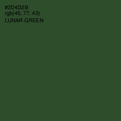 #2D4D2B - Lunar Green Color Image