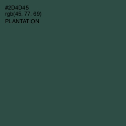 #2D4D45 - Plantation Color Image