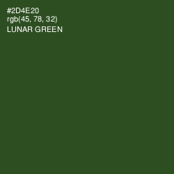 #2D4E20 - Lunar Green Color Image