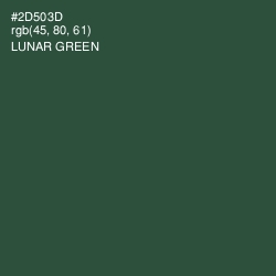 #2D503D - Lunar Green Color Image