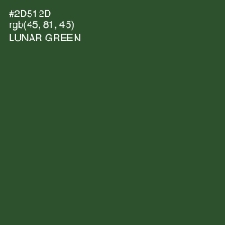 #2D512D - Lunar Green Color Image