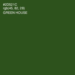 #2D521C - Green House Color Image