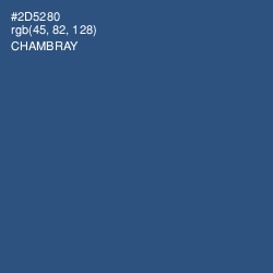 #2D5280 - Chambray Color Image