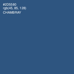#2D5580 - Chambray Color Image