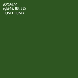 #2D5620 - Tom Thumb Color Image