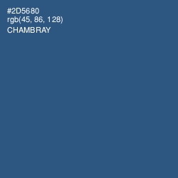 #2D5680 - Chambray Color Image