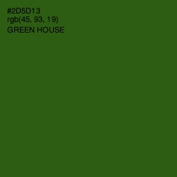 #2D5D13 - Green House Color Image