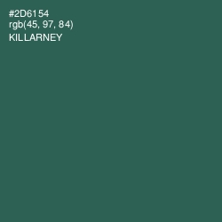 #2D6154 - Killarney Color Image