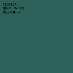 #2D615A - Killarney Color Image