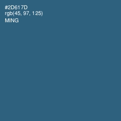 #2D617D - Ming Color Image