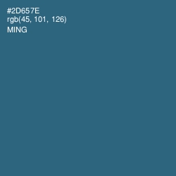 #2D657E - Ming Color Image