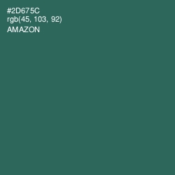 #2D675C - Amazon Color Image