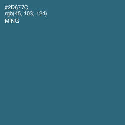 #2D677C - Ming Color Image