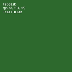 #2D682D - Tom Thumb Color Image