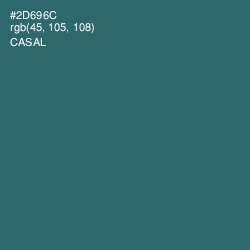 #2D696C - Casal Color Image