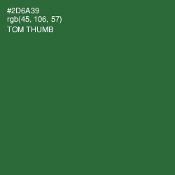 #2D6A39 - Tom Thumb Color Image