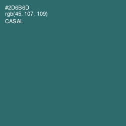 #2D6B6D - Casal Color Image