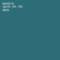 #2D6D78 - Ming Color Image