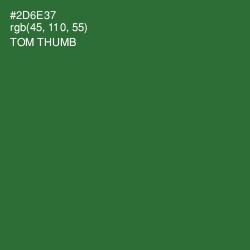 #2D6E37 - Tom Thumb Color Image