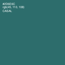 #2D6E6C - Casal Color Image