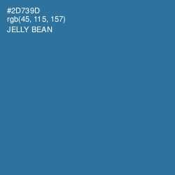 #2D739D - Jelly Bean Color Image