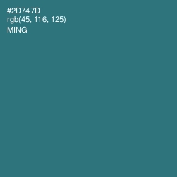 #2D747D - Ming Color Image