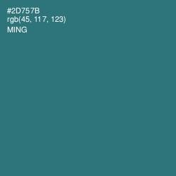 #2D757B - Ming Color Image