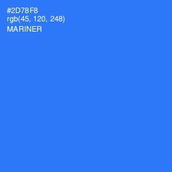 #2D78F8 - Mariner Color Image