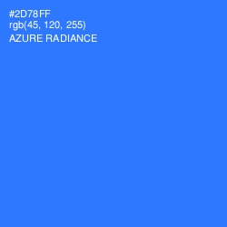 #2D78FF - Azure Radiance Color Image