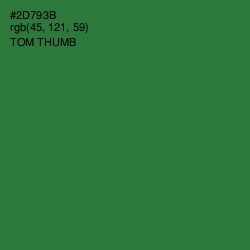 #2D793B - Tom Thumb Color Image