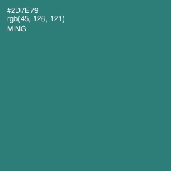 #2D7E79 - Ming Color Image