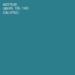 #2D7E8E - Calypso Color Image