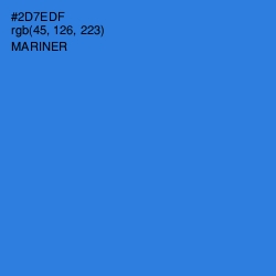 #2D7EDF - Mariner Color Image