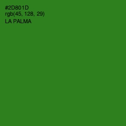 #2D801D - La Palma Color Image