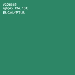 #2D8665 - Eucalyptus Color Image