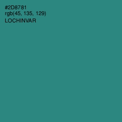 #2D8781 - Lochinvar Color Image