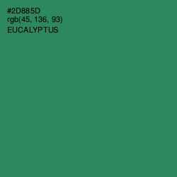 #2D885D - Eucalyptus Color Image