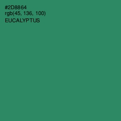 #2D8864 - Eucalyptus Color Image