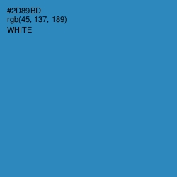 #2D89BD - Boston Blue Color Image