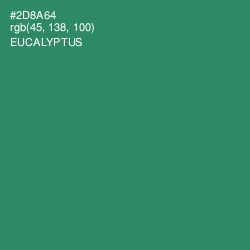 #2D8A64 - Eucalyptus Color Image