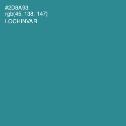 #2D8A93 - Lochinvar Color Image