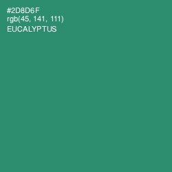 #2D8D6F - Eucalyptus Color Image