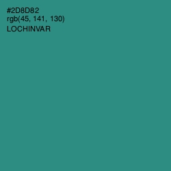 #2D8D82 - Lochinvar Color Image