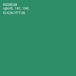 #2D8E68 - Eucalyptus Color Image