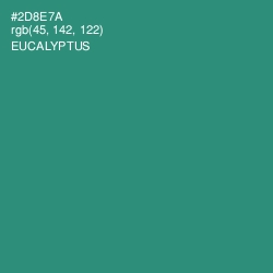 #2D8E7A - Eucalyptus Color Image