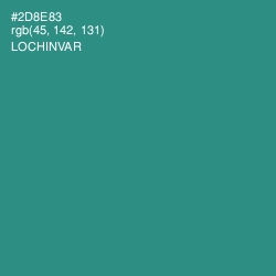 #2D8E83 - Lochinvar Color Image