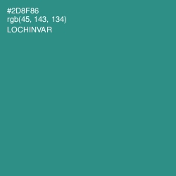 #2D8F86 - Lochinvar Color Image