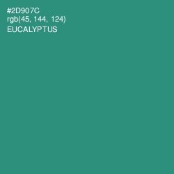 #2D907C - Eucalyptus Color Image