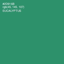 #2D916B - Eucalyptus Color Image
