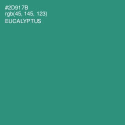 #2D917B - Eucalyptus Color Image